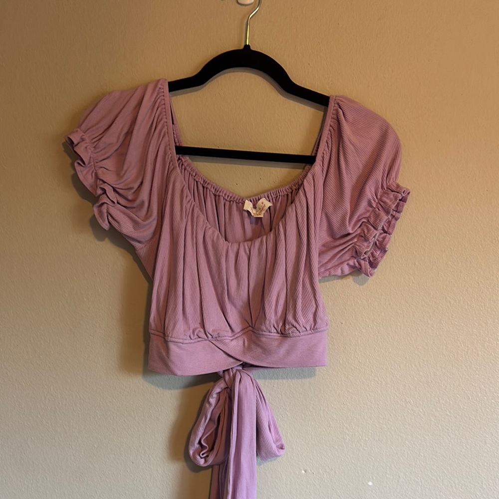ShopMyViolet Purple Crop Top 1X
